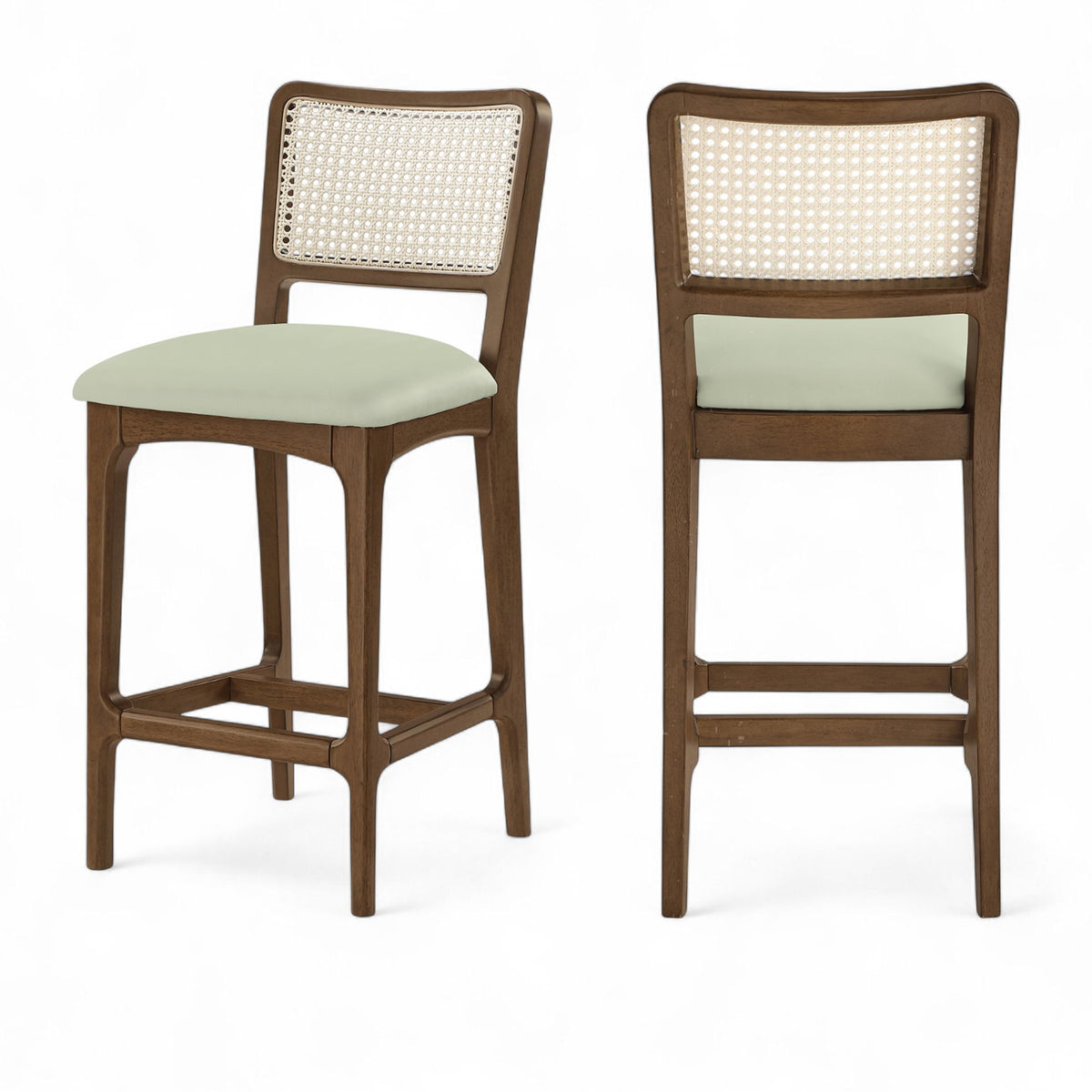 Atrium - Counter Stool With Brushed Brown Base (Set of 2)