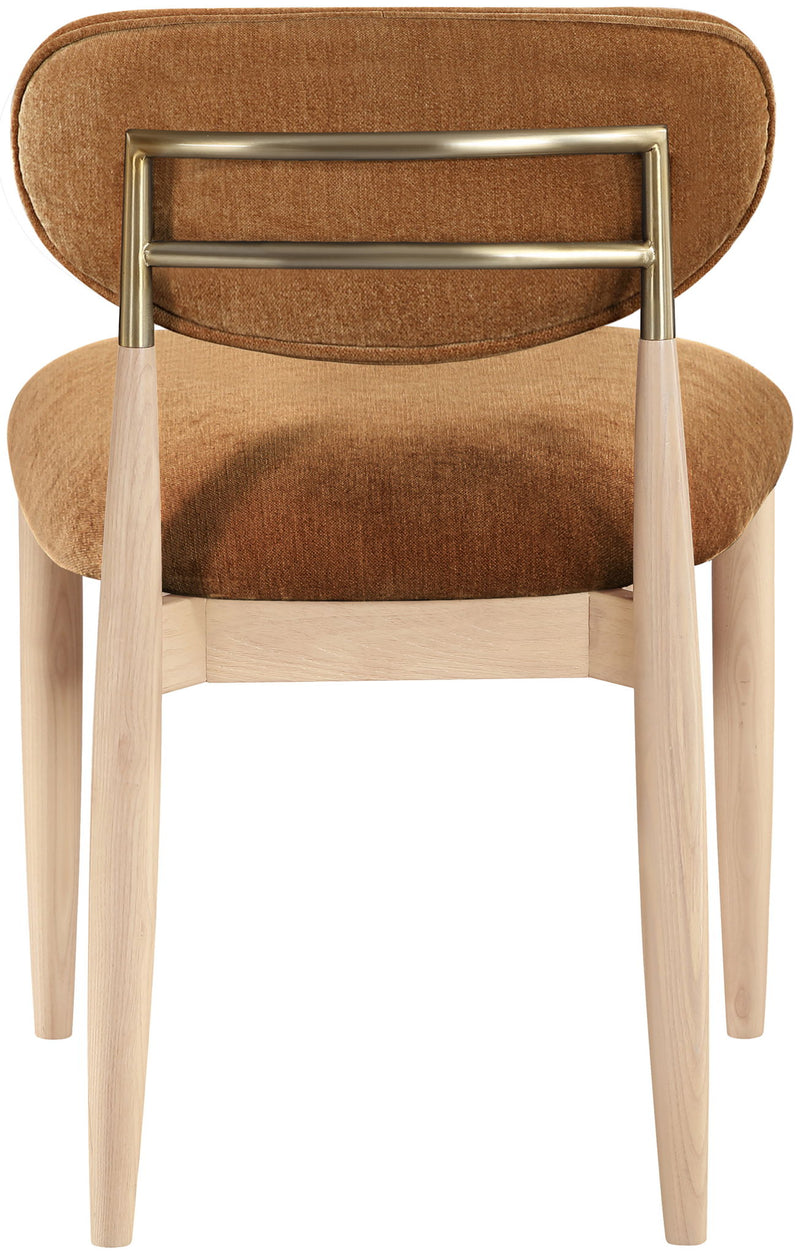 Riccio - Fabric Dining Side Chair (Set of 2) - Natural Frame