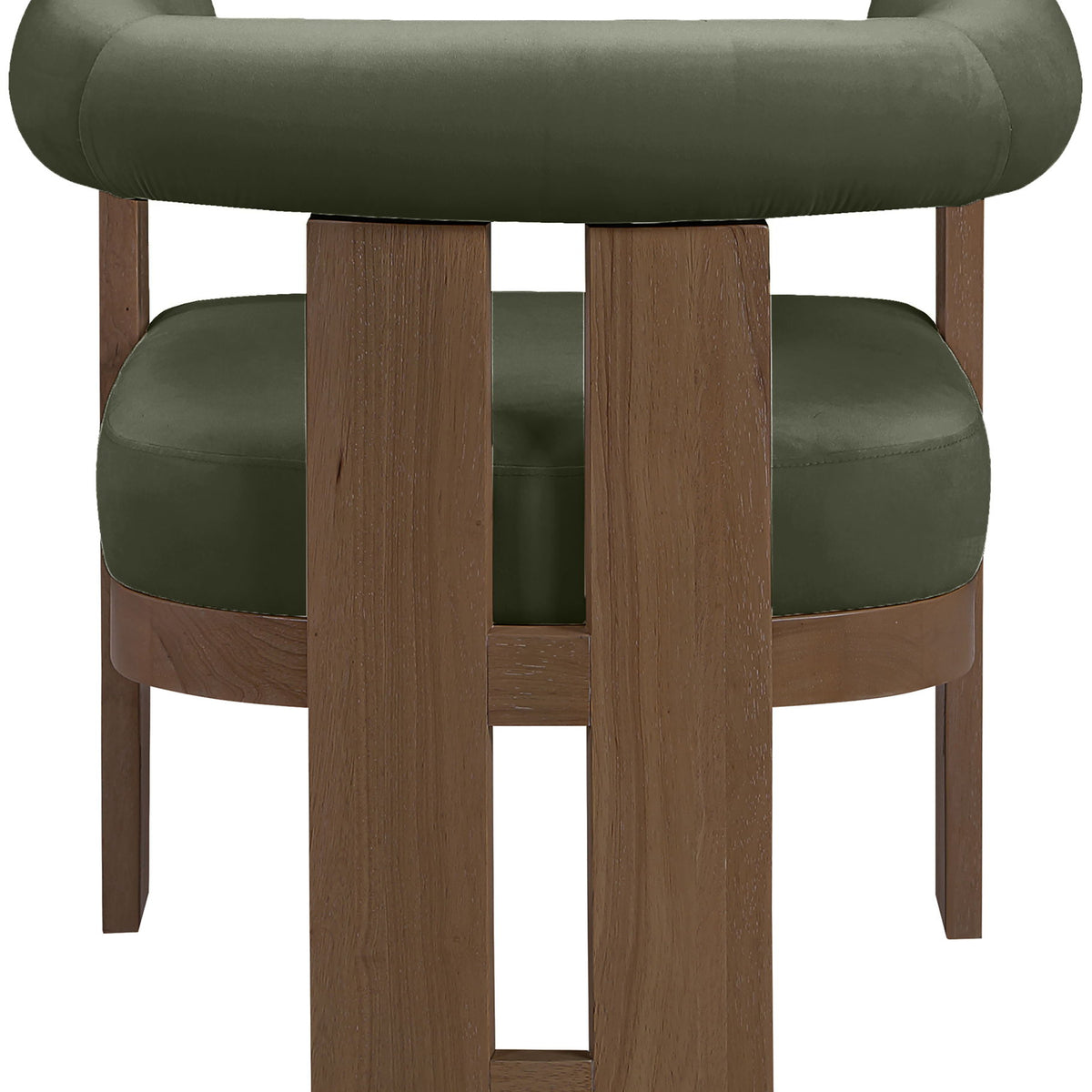 Arienzo - Performance Fabric Upholstered Accent Chair - Walnut Base