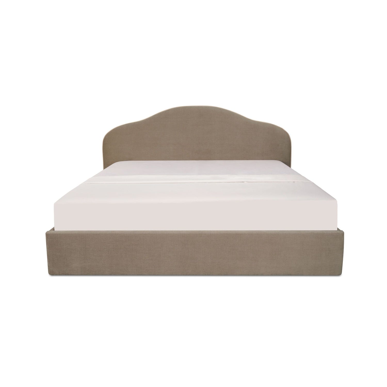 Maggie - Queen Storage Bed - Taupe