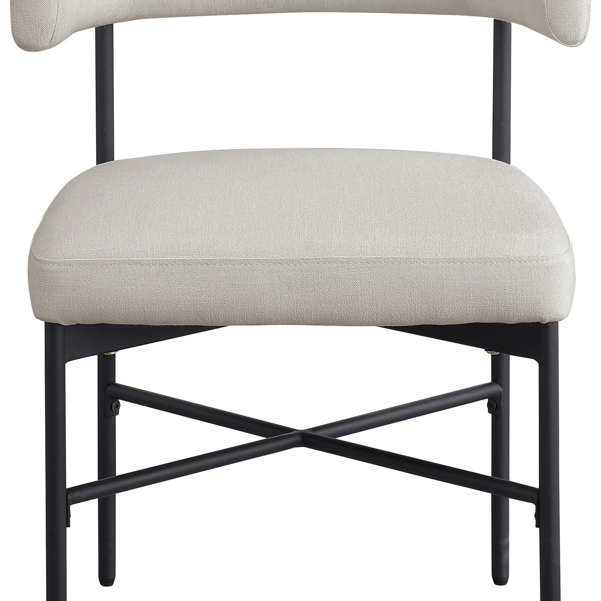 Rivage - Durable Dining Chair With Black Frame (Set of 2)