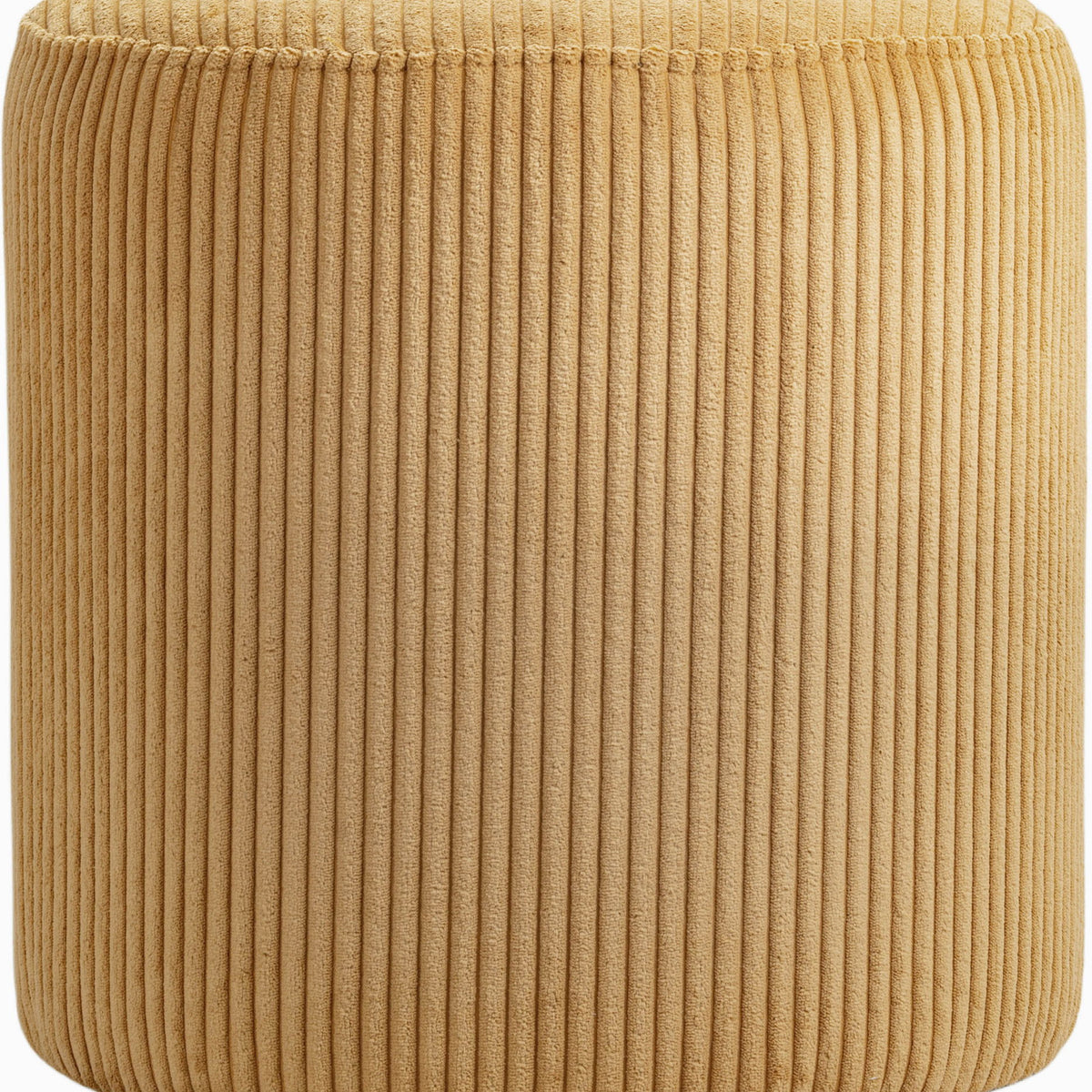 Roy - Round Microsuede Ottoman / Stool