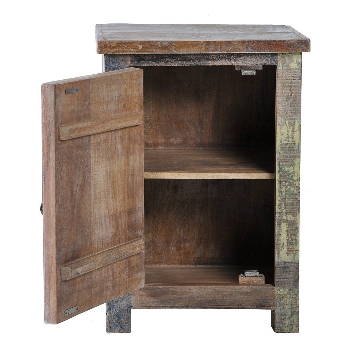 Baltim - Print Block Nightstand - Butterwood Blend