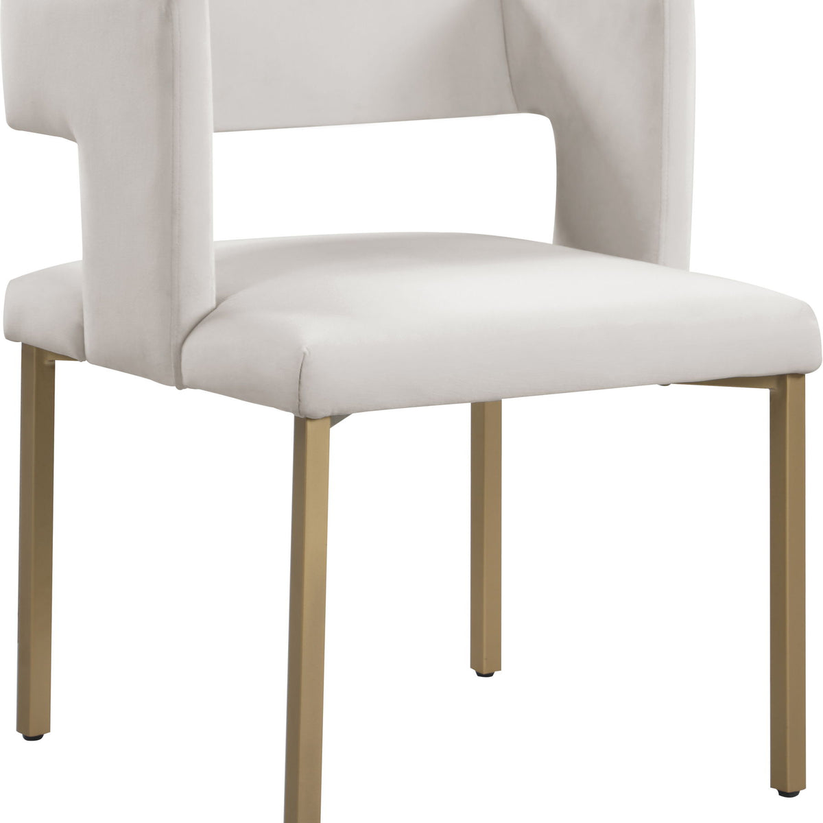 Caleb - Dining Chair with Gold Legs (Set of 2)