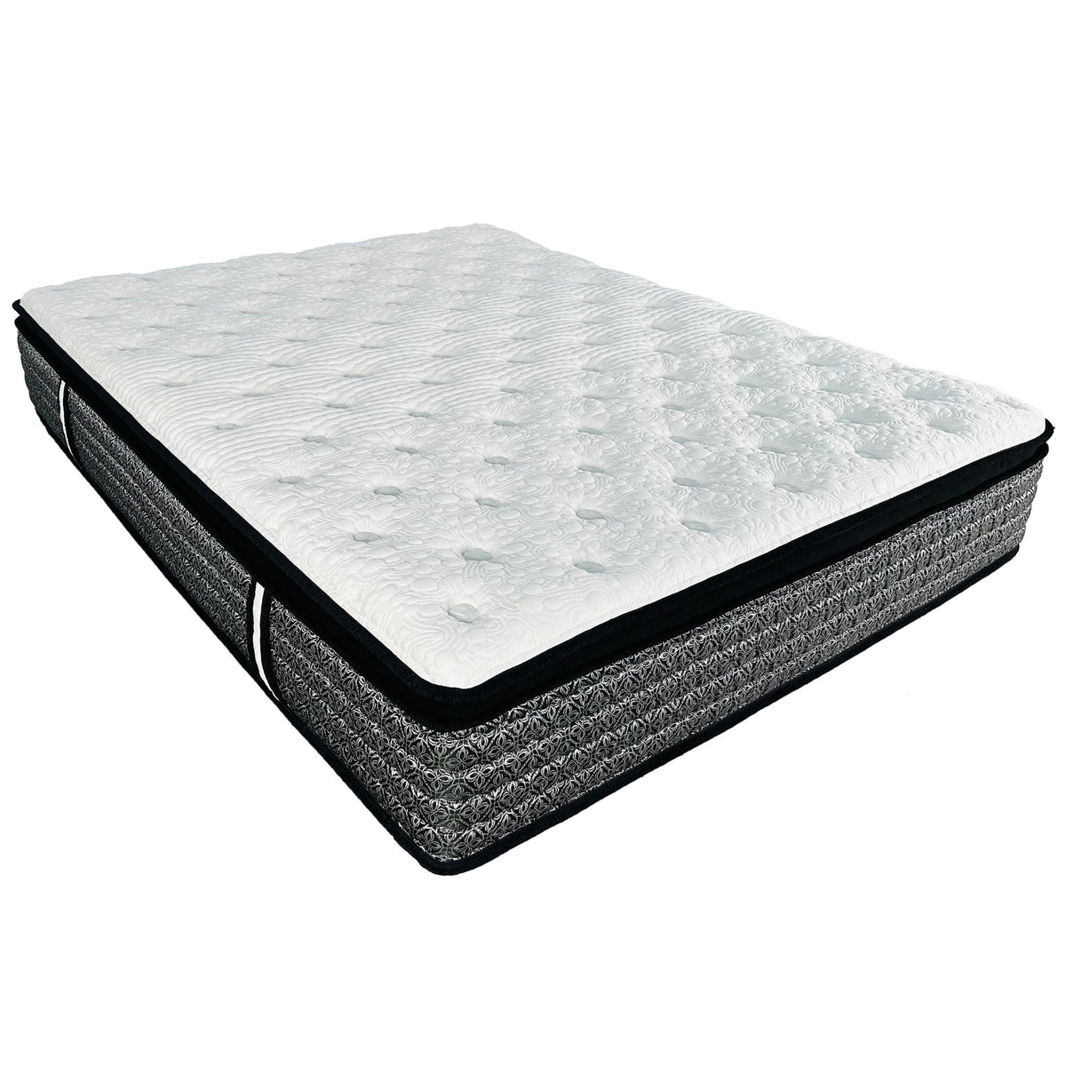 14" Premium Pocket Coil Hybrid Mattress With Gel Memory Foam, Super Plush - Gray / White - King