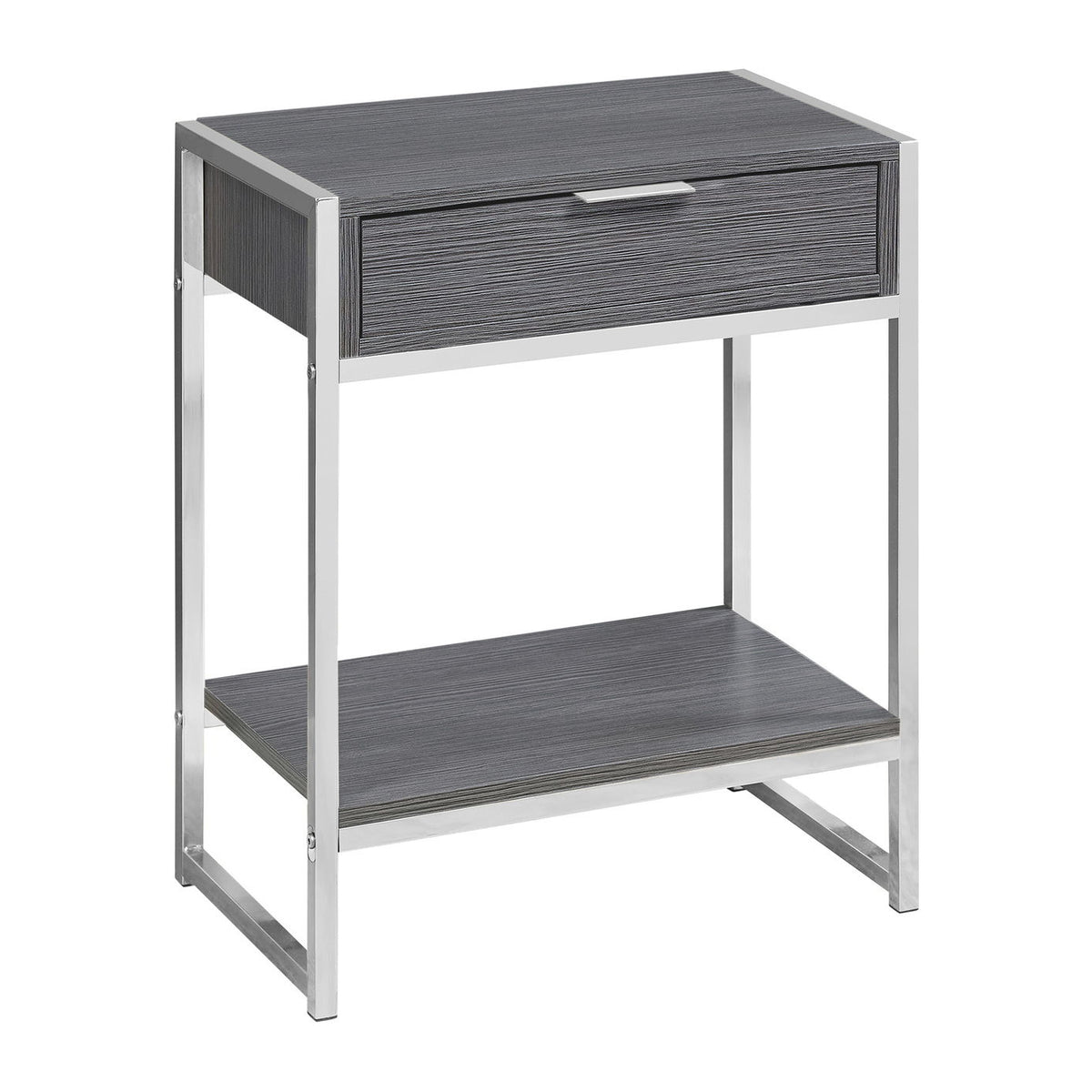 Accent Side Table, Storage Drawer, Spacious Tabletop