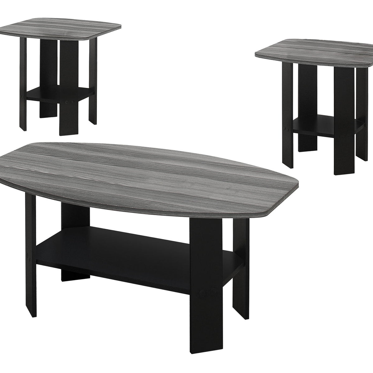 Table Set, Coffee, End, Side, Accent For Living Room (Set of 3)