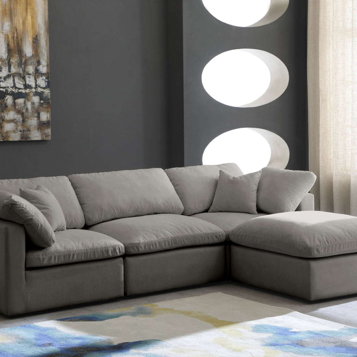 Plush - 4 Piece Modular Sectional