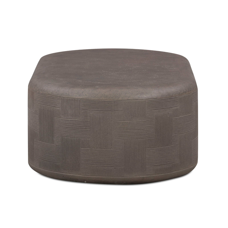 Surraya - Concrete Rounded Coffee Table