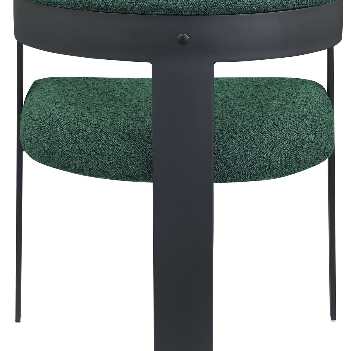 Romeo - Boucle Dining Chair With Black Base (Set of 2)