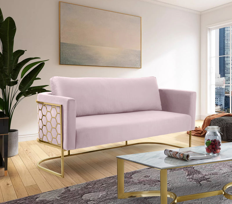 Casa - Sofa with Gold Legs