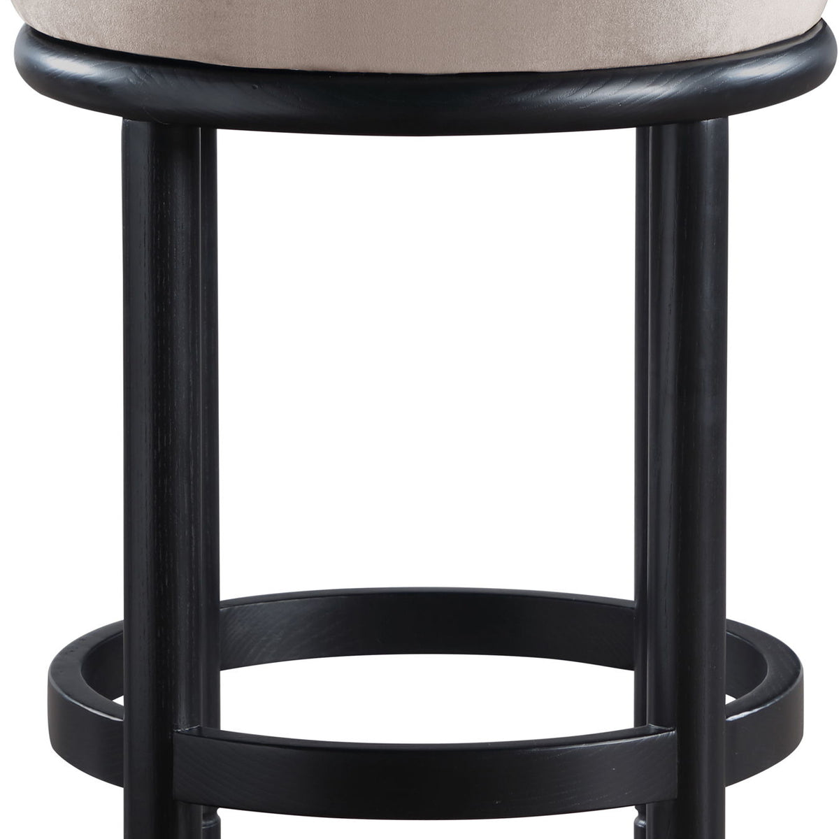 Monette - Counter Stool With Black Base