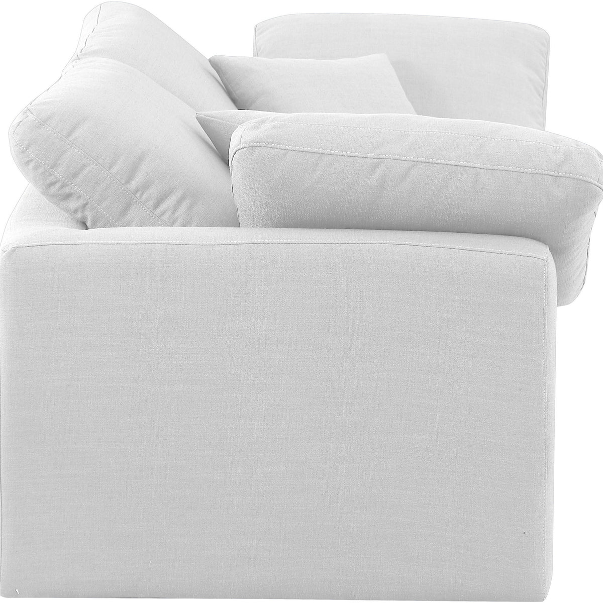 Indulge - Linen 2 Piece Modular Sofa - White