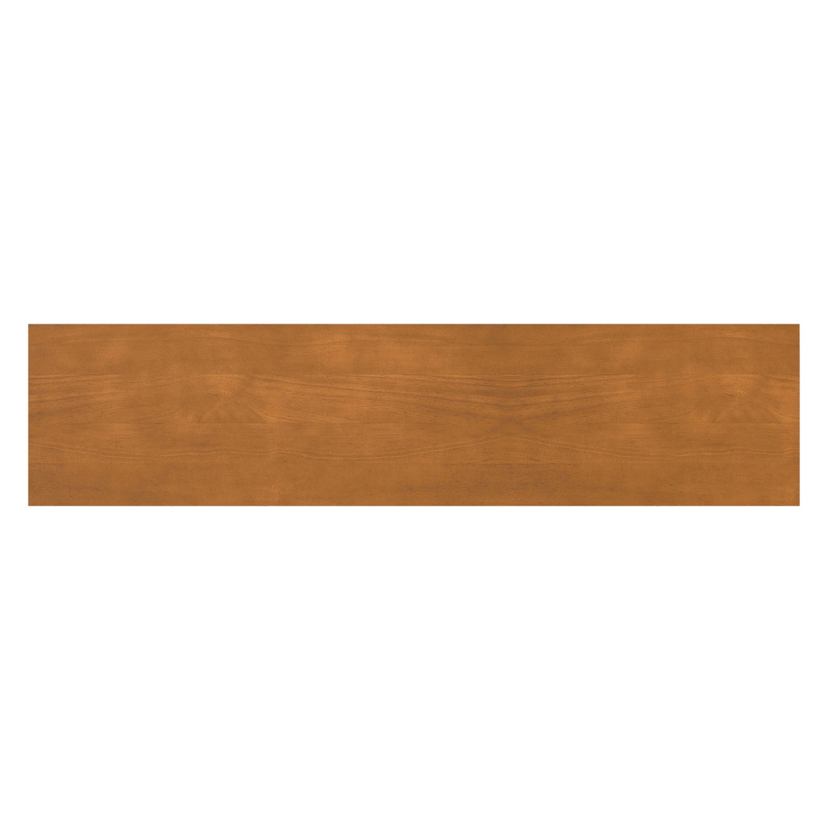 TV media stand finish panel in warm brown woodgrain