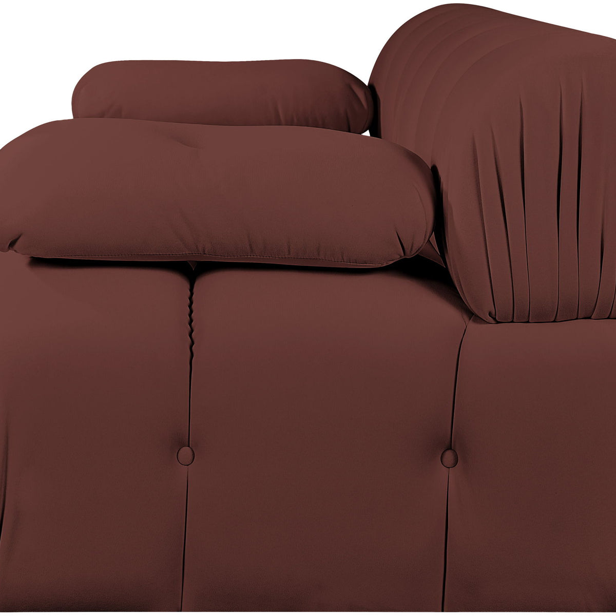 Orin - Velvet Performance Fabric Upholstered 2 Piece Modular Sofa