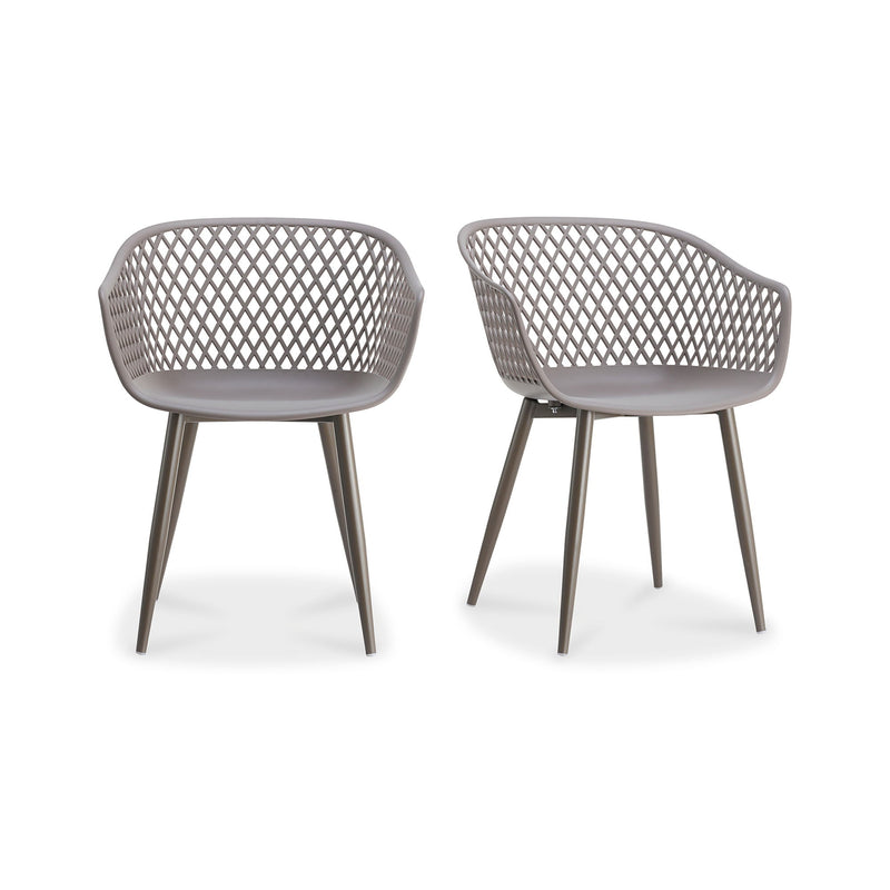 Piazza - Outdoor Chair (Set of 2) - Gray