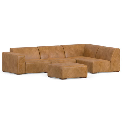 Rex - Handcrafted Sectional Sofa And Ottoman