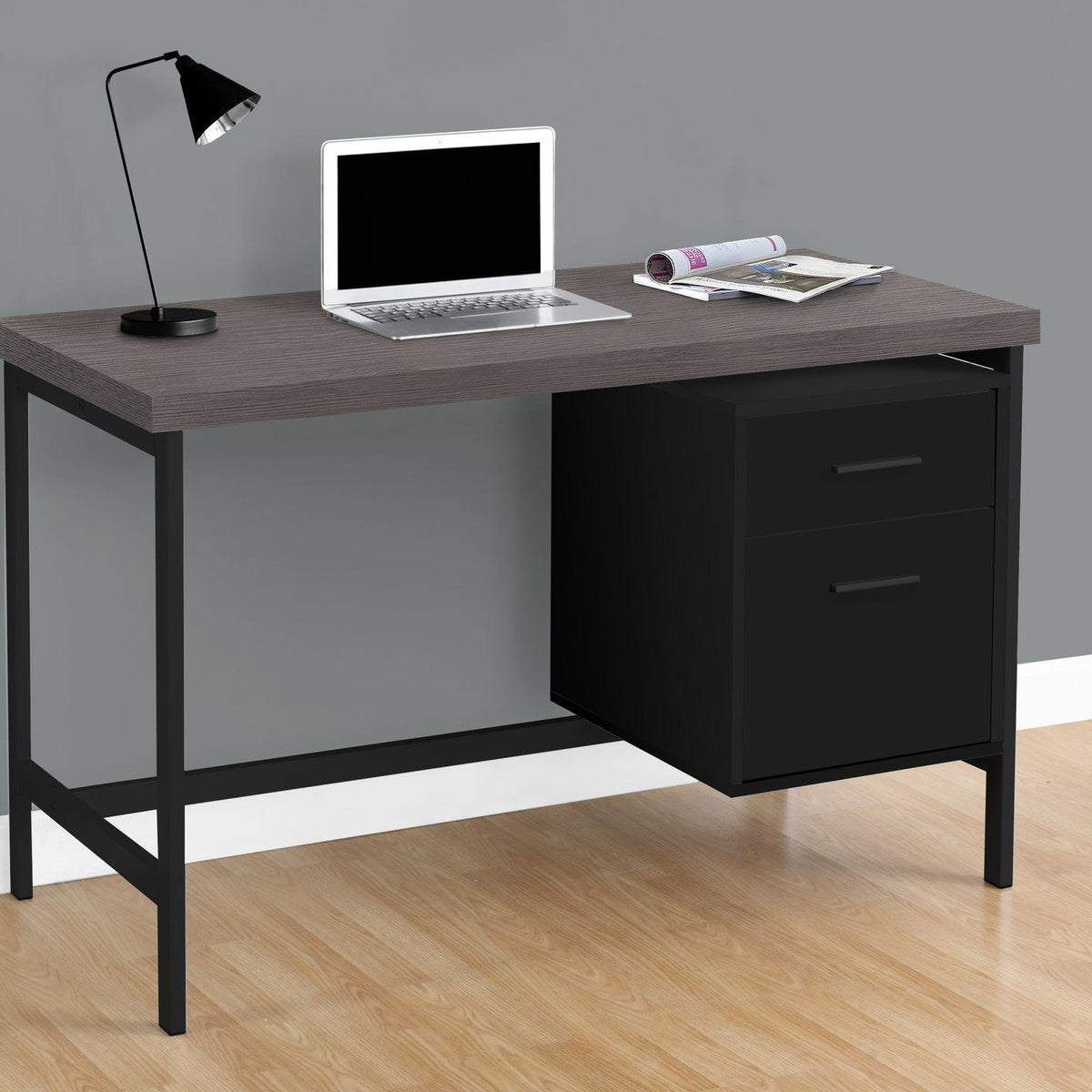 Computer Desk For Home Office, Left, Right Set - Up, Storage Drawers, Modern Design