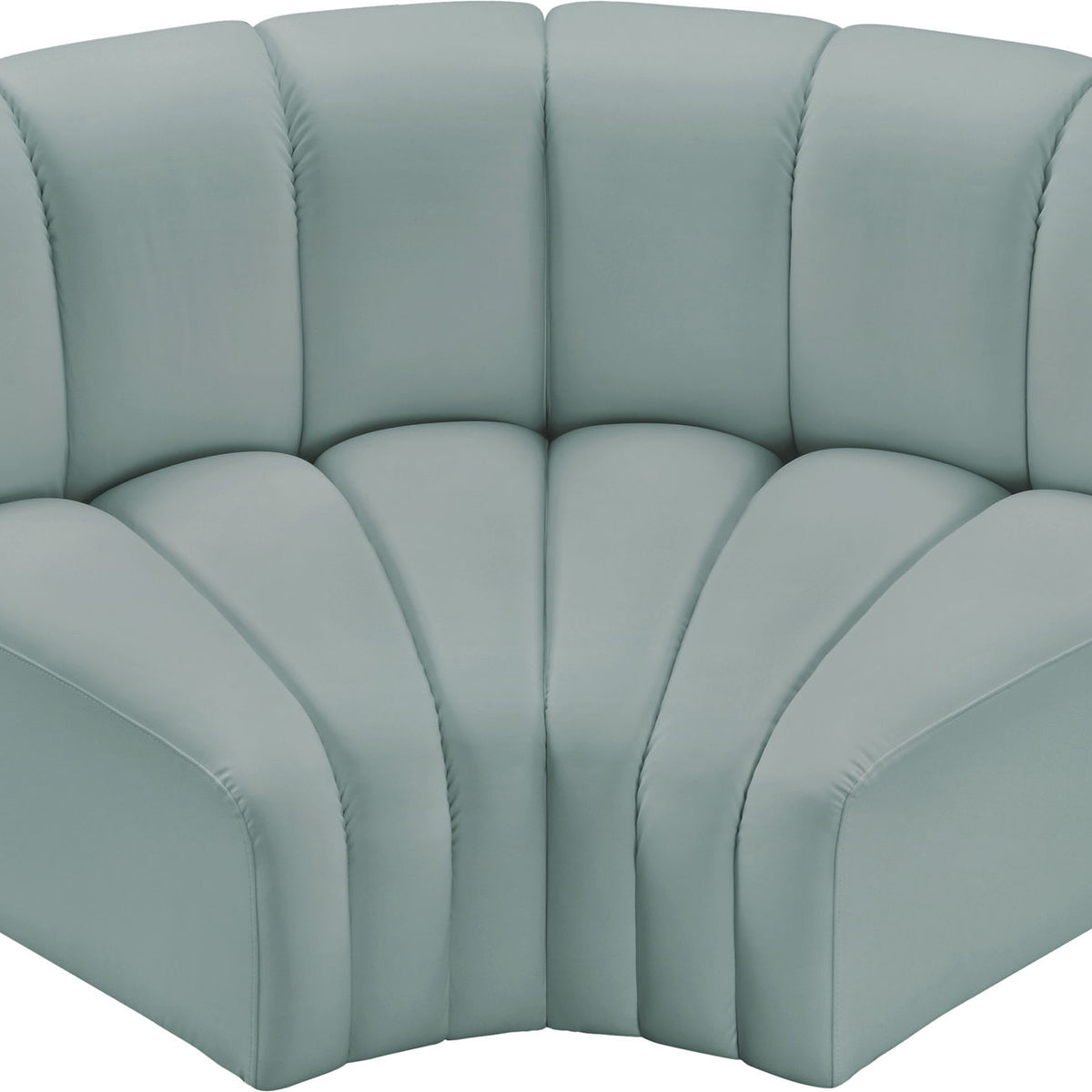 Arc - Faux Leather 2 Piece Modular Sofa