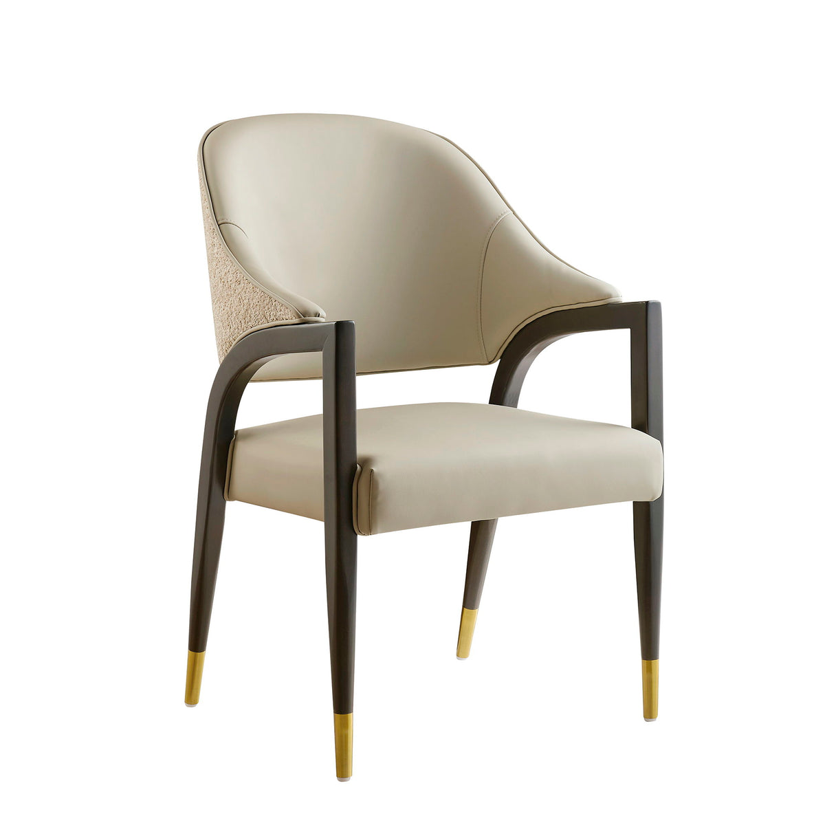 Manhattan Collette - Wood Upholstered Armchair