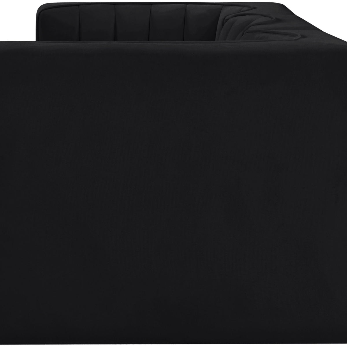 Rummi - Velvet Performance Fabric Upholstered 3 Piece Modular Sofa