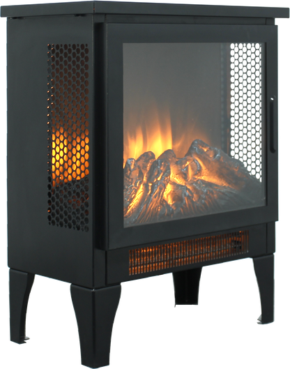 18 inch Freestanding Electric Fireplace Stove heater with 3D Flame effect