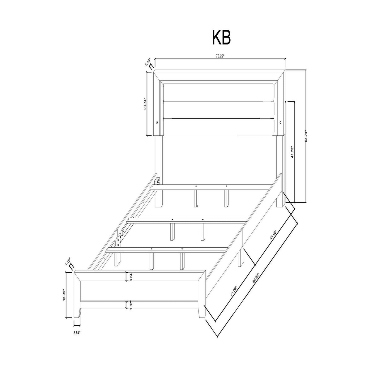 Omoda - Bed With LED