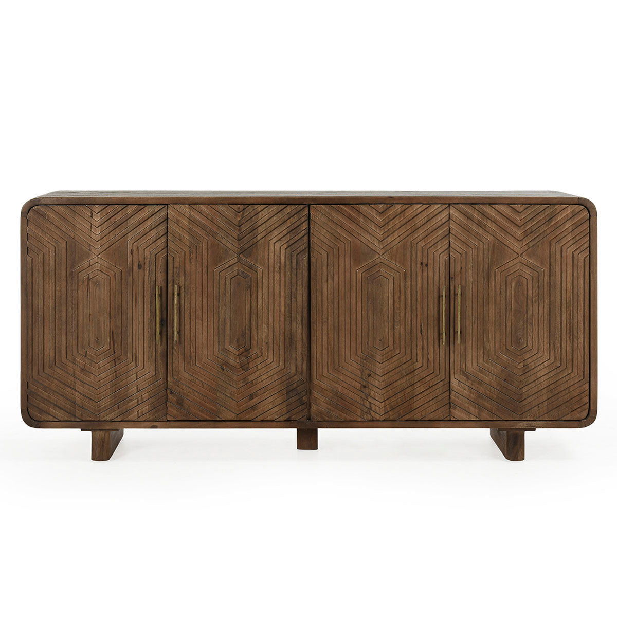 Holmes - 4 Door Sideboard - Dark Brown