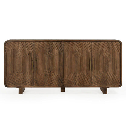 Holmes - 4 Door Sideboard - Dark Brown