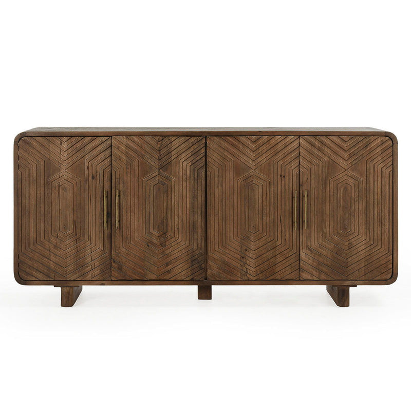Holmes - 4 Door Sideboard - Dark Brown