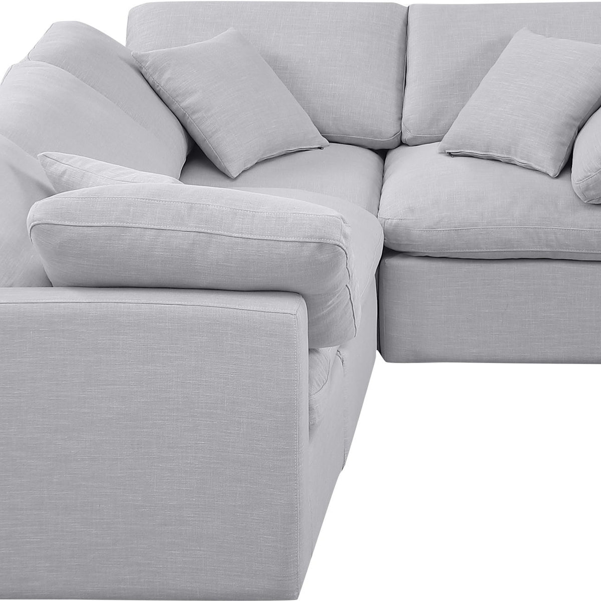 Indulge - Linen 4 Piece Modular Corner Sectional