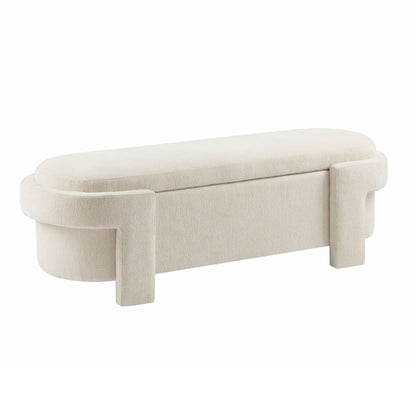 Versatile Storage Ottoman Bench, Spacious & Durable