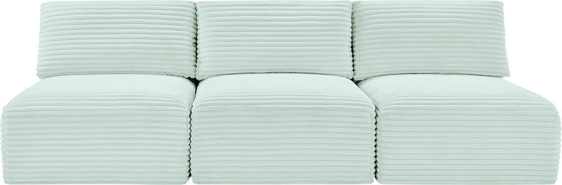 Shaggy - 3 Seat Modular Armless Sofa