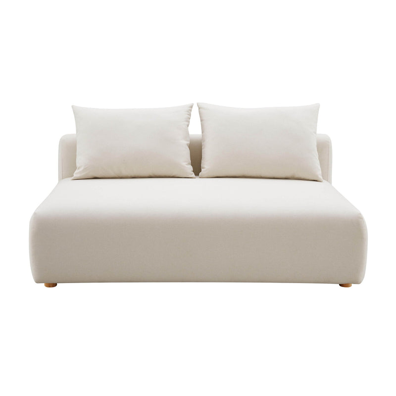 Hangover - Linen Modular Loveseat - Cream