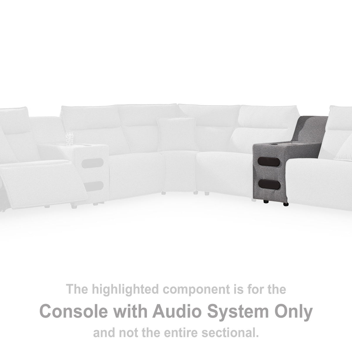 Modmax II - Console With Audio System - Salt And Pepper