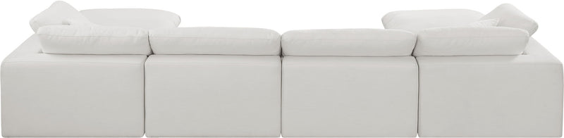 Comfy - 6 Piece Linen Modular Double Chaise Sectional