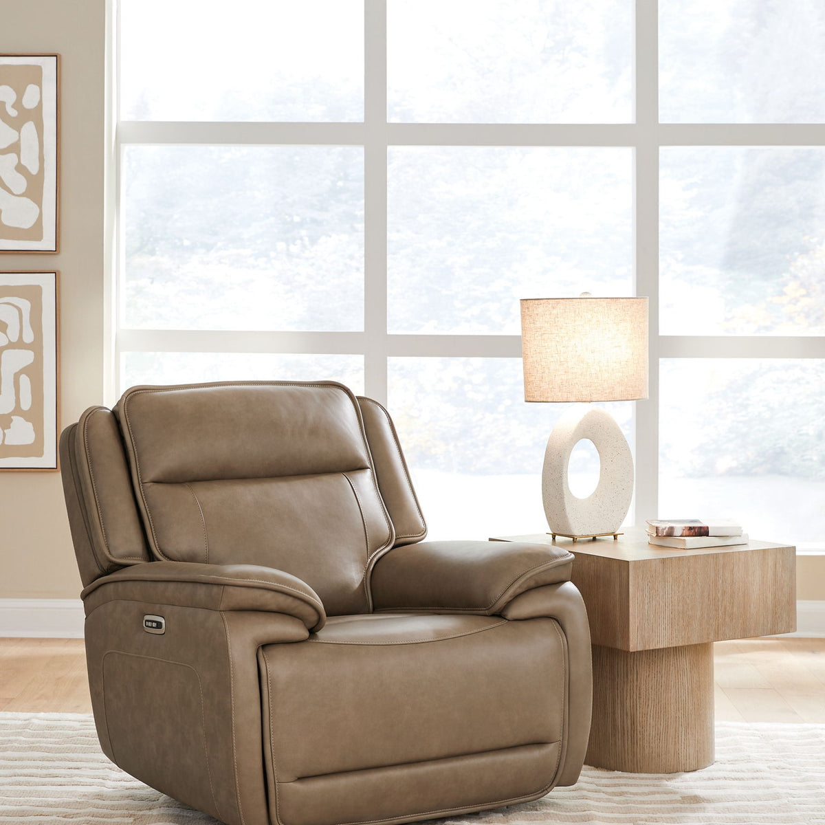 Glencroft - Power Recliner / Adjustable Headrest - Sahara