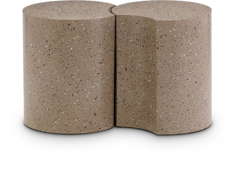 Dimple - End Table - Terazzo Finish