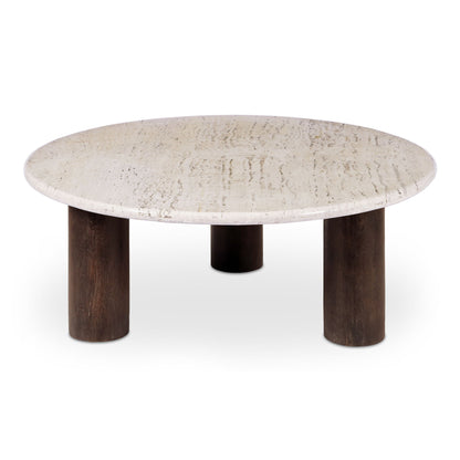 Landon - Coffee Table - Glazed Brown / Beige