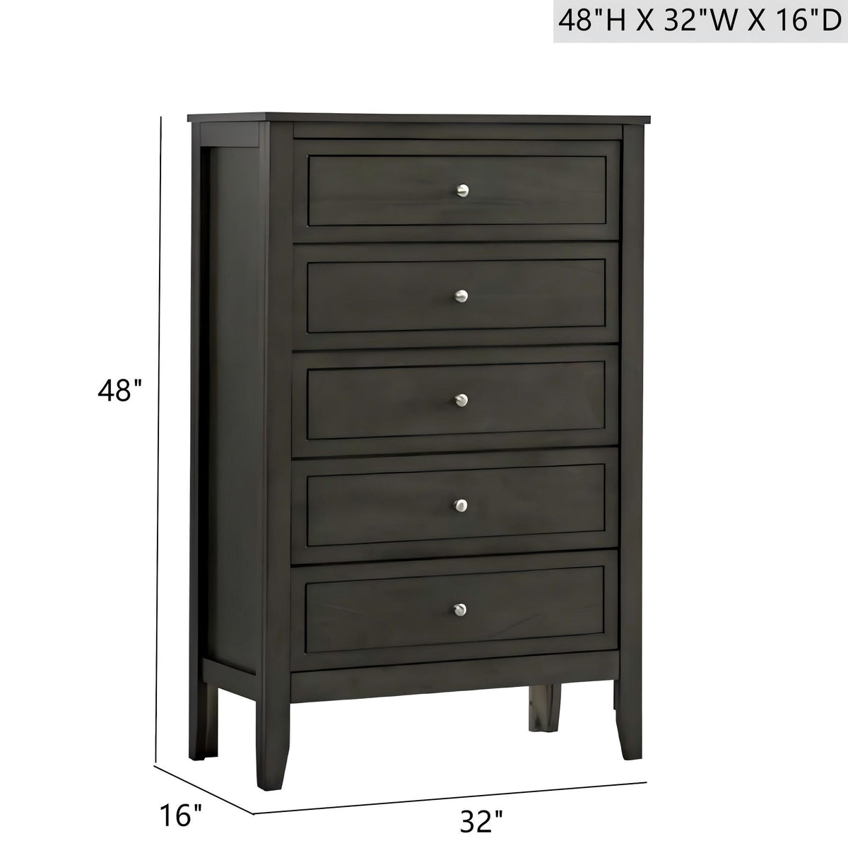 Daniel - Chest, 5 Drawer Storage Unit