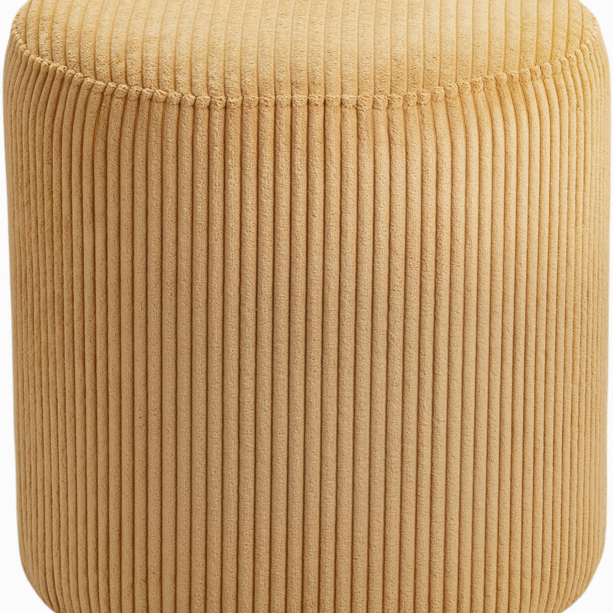 Roy - Round Microsuede Ottoman / Stool