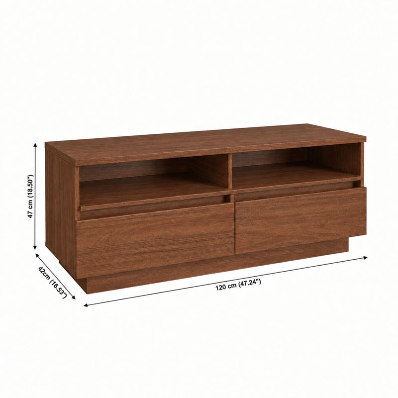 TV Stand For TVs Up To 50" With 2 Drawers