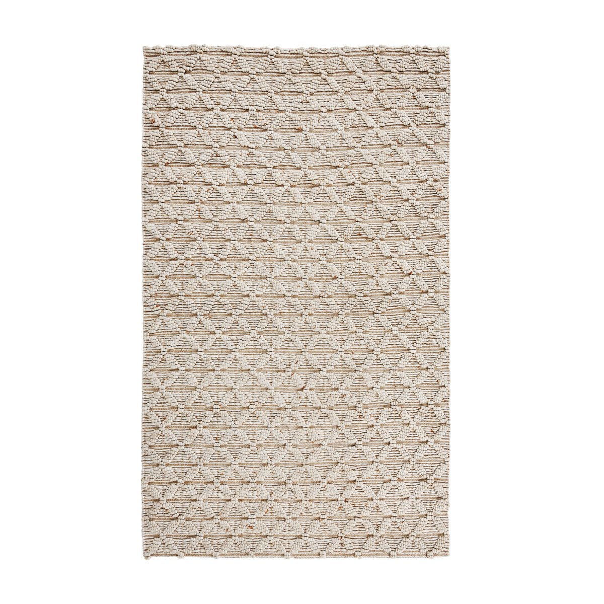 Portola - 1' x 1' Rug - Natural / Ivory