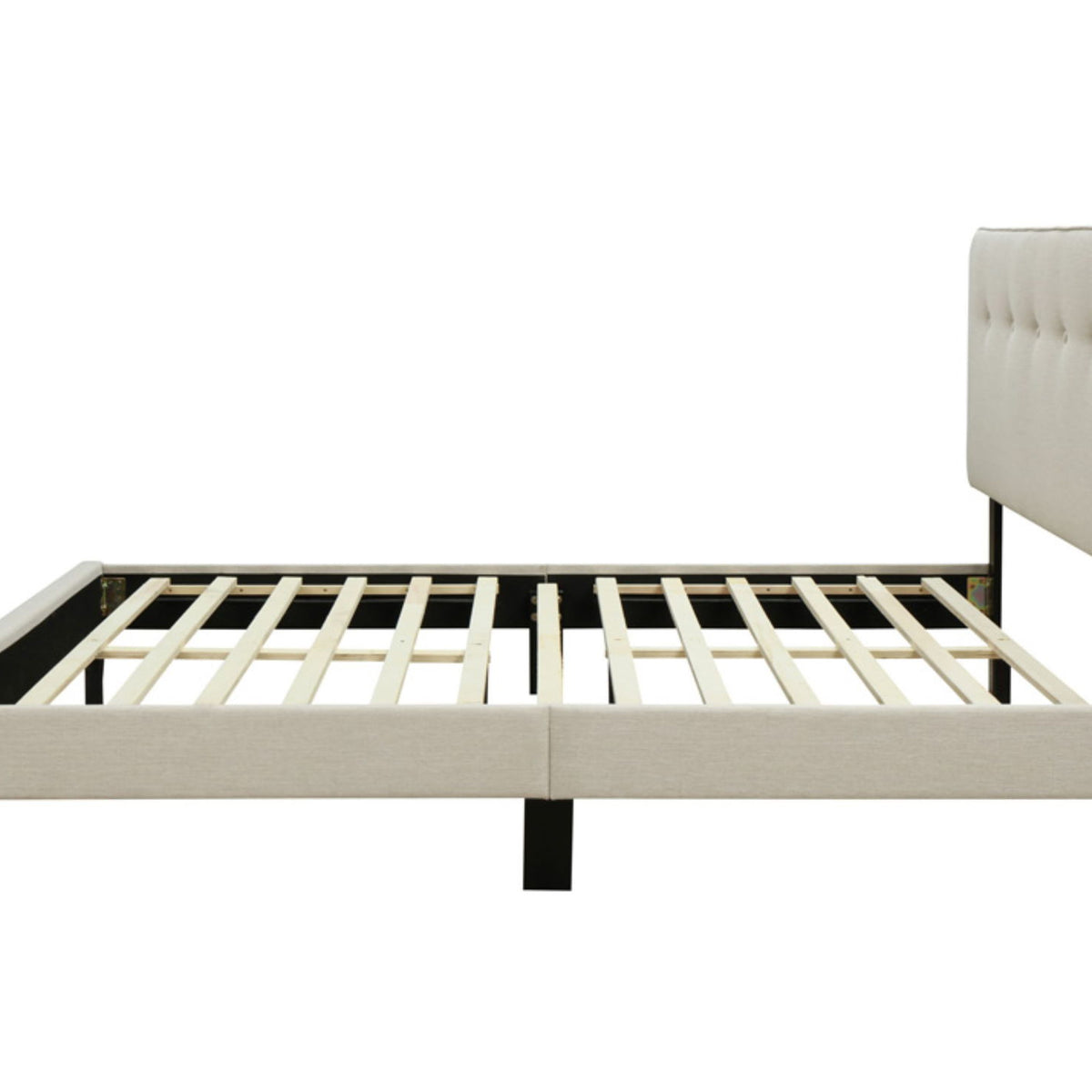 Upholstered Bed Compact With USB