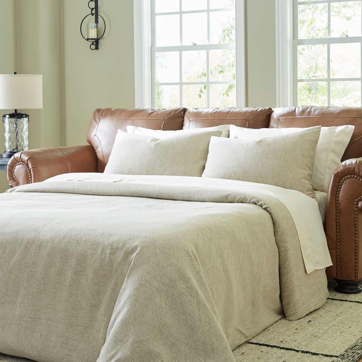 Carianna - Caramel - Queen Sofa Sleeper