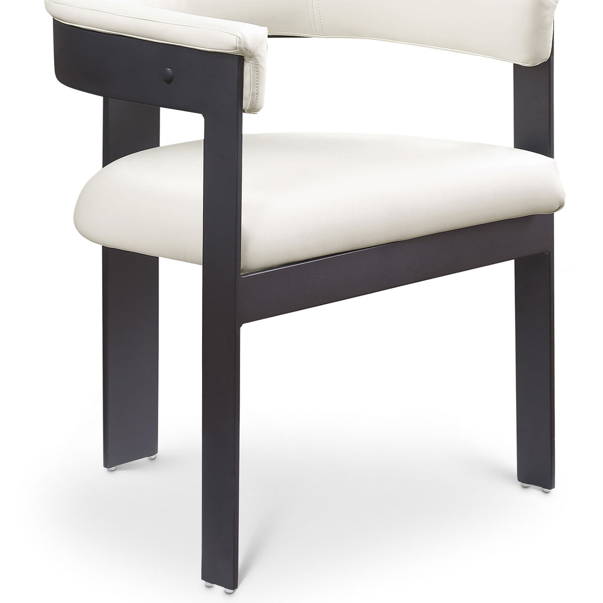 Romeo - Faux Leather Dining Chair With Black Base (Set of 2)