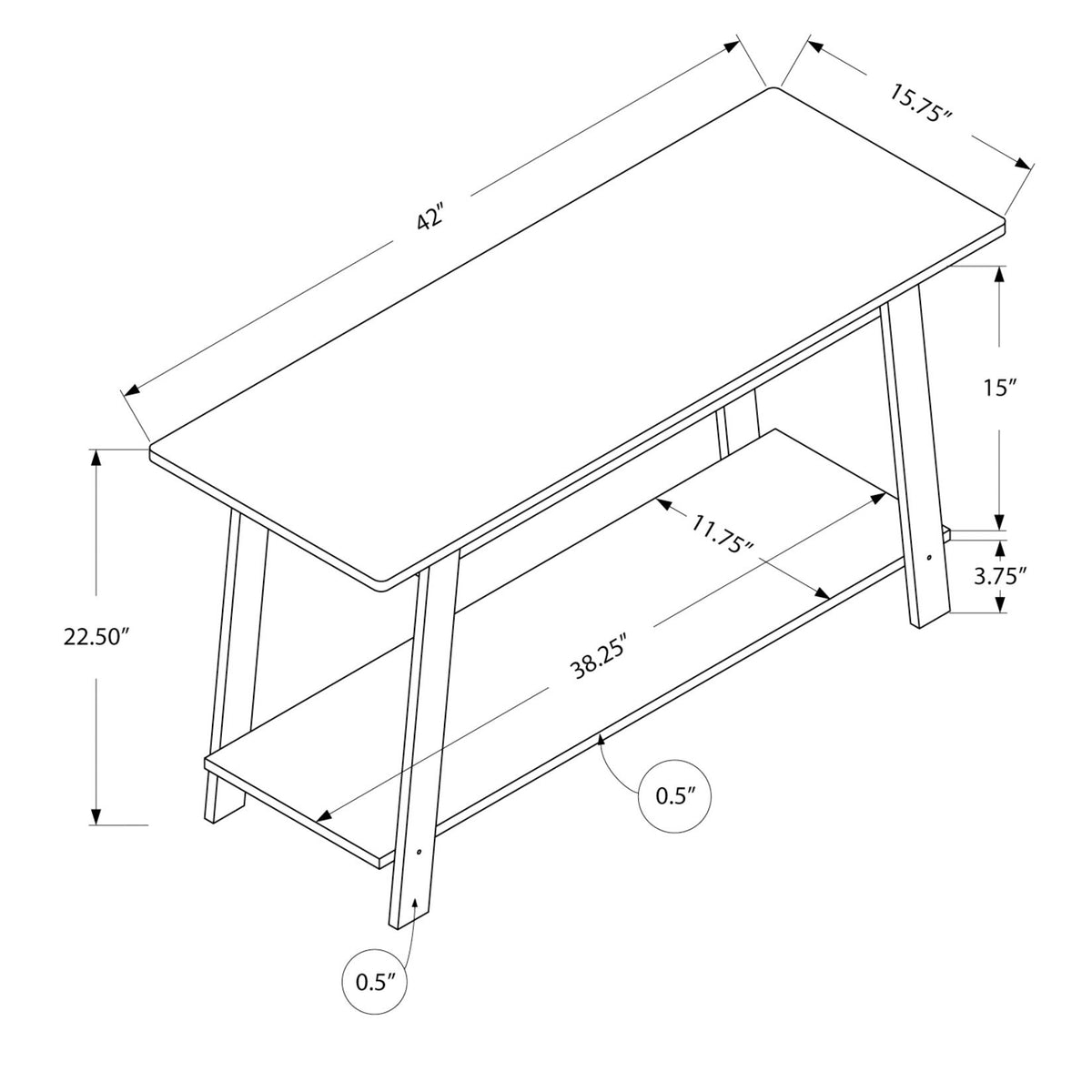 TV Stand, Console, Media Entertainment Center, Storage Shelves, Contemporary & Modern