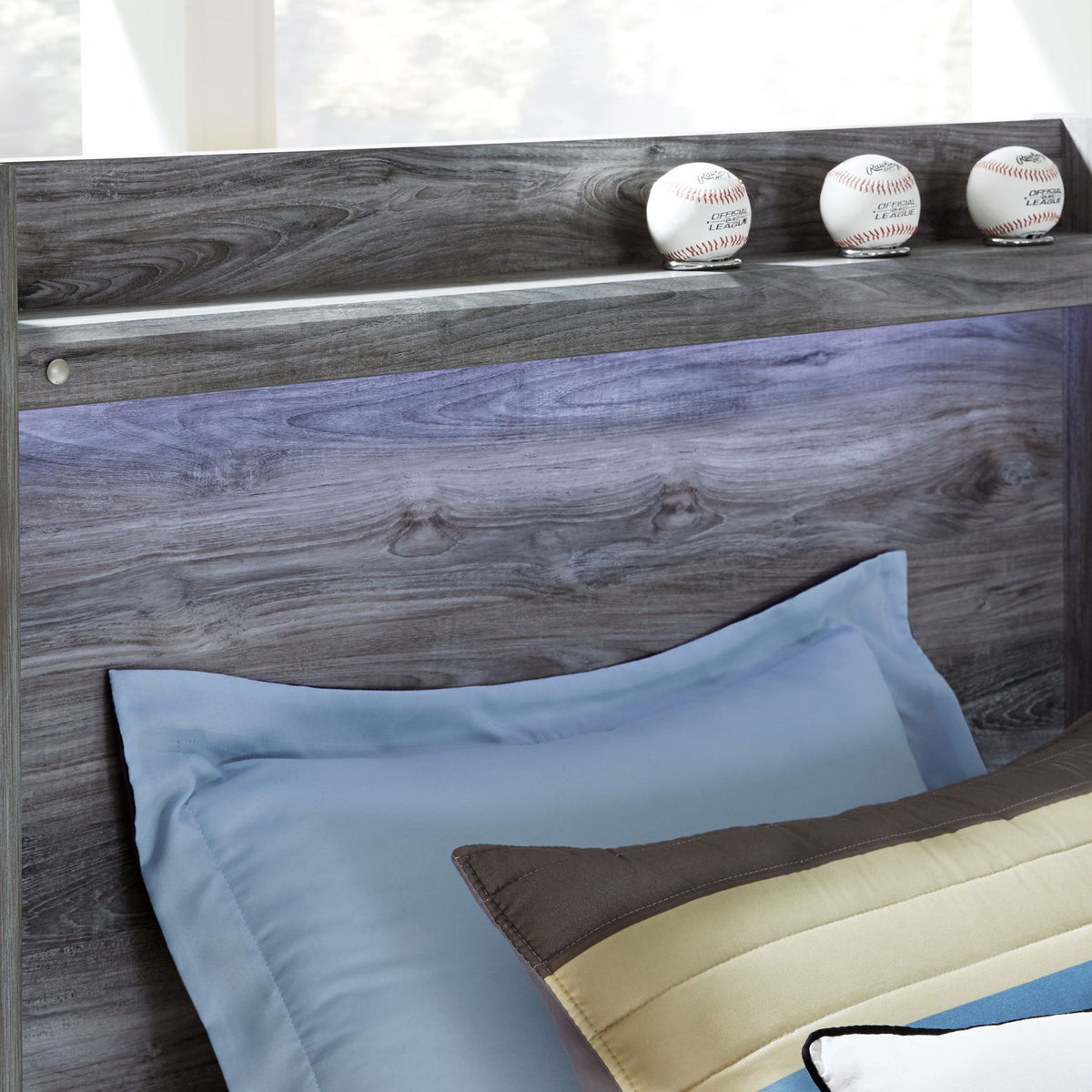Baystorm - Panel Bedroom Set - Gray