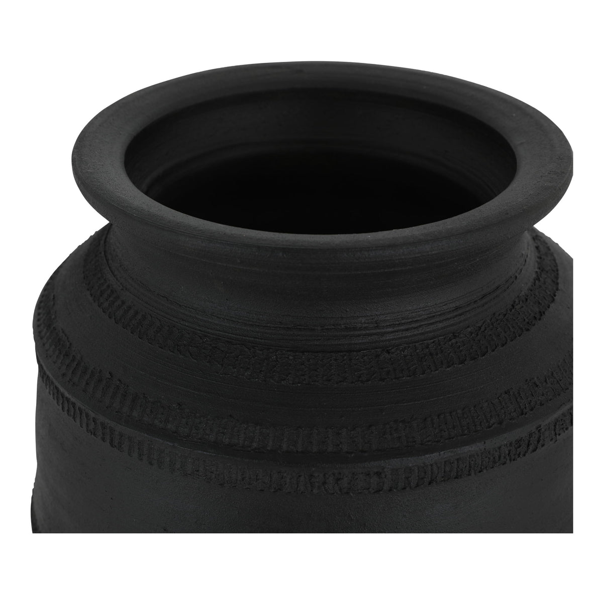 Astra - Terracotta Vessel - Black