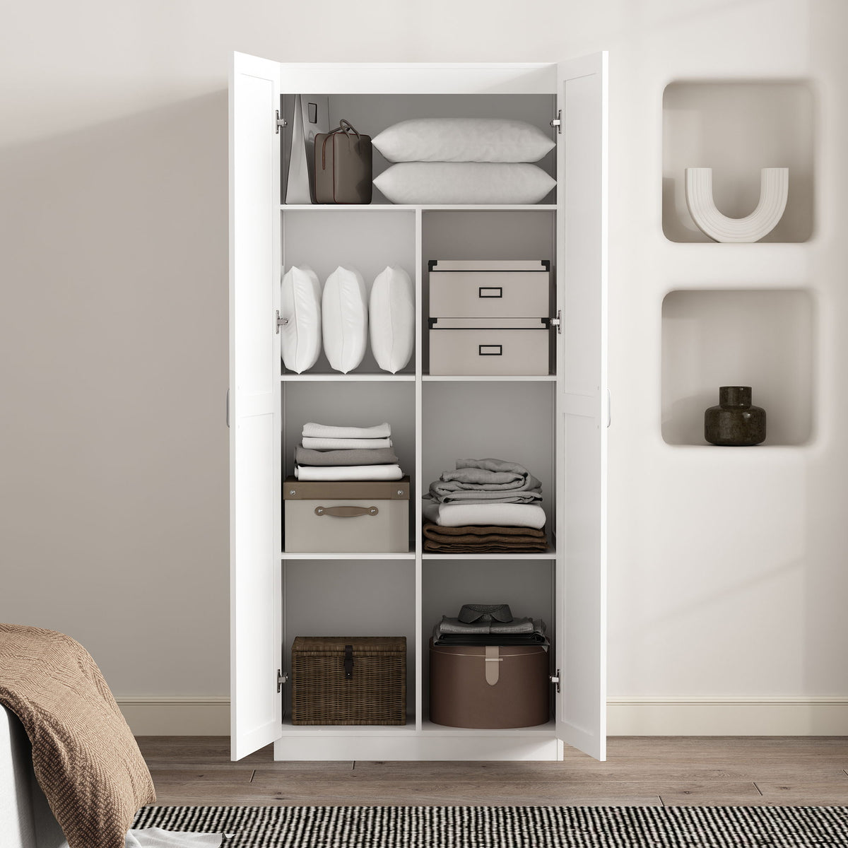 Manhattan Cornelia - Storage Cabinet With 7 Shelves
